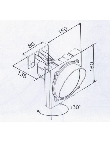 Lampa semaforowa SOMMER LED 230 V - czerwona