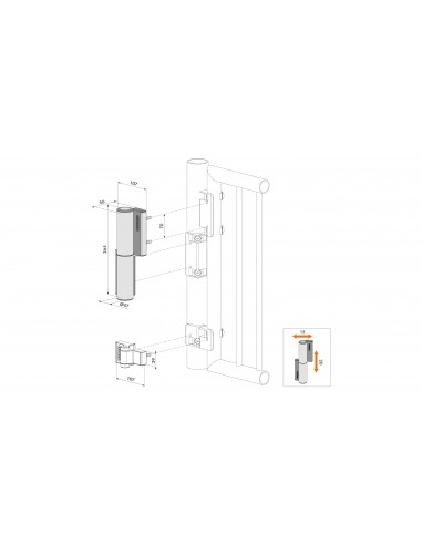 Samozamykacz Locinox TIGER-ZILV